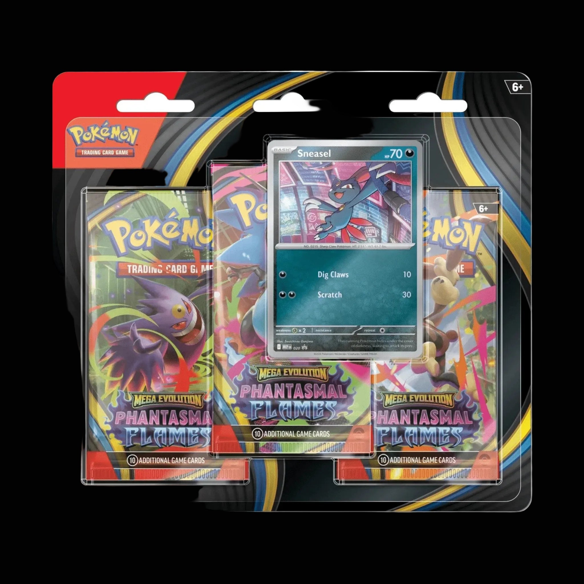 Pokémon Phantasmal Flames 3 Pack Blister