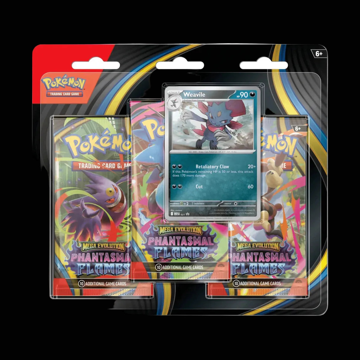 Pokémon Phantasmal Flames 3 Pack Blister