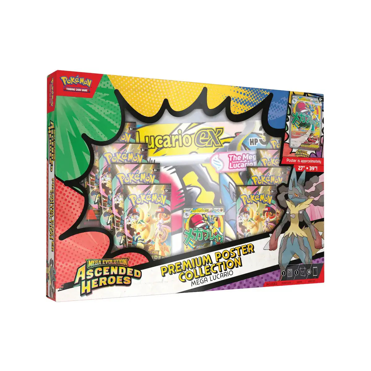 Ascended Heroes Premium Poster Collection Mega Lucario/Gardevoir